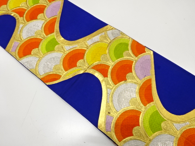 JAPANESE KIMONO / ANTIQUE FUKURO OBI / SILK / WOVEN STREAM